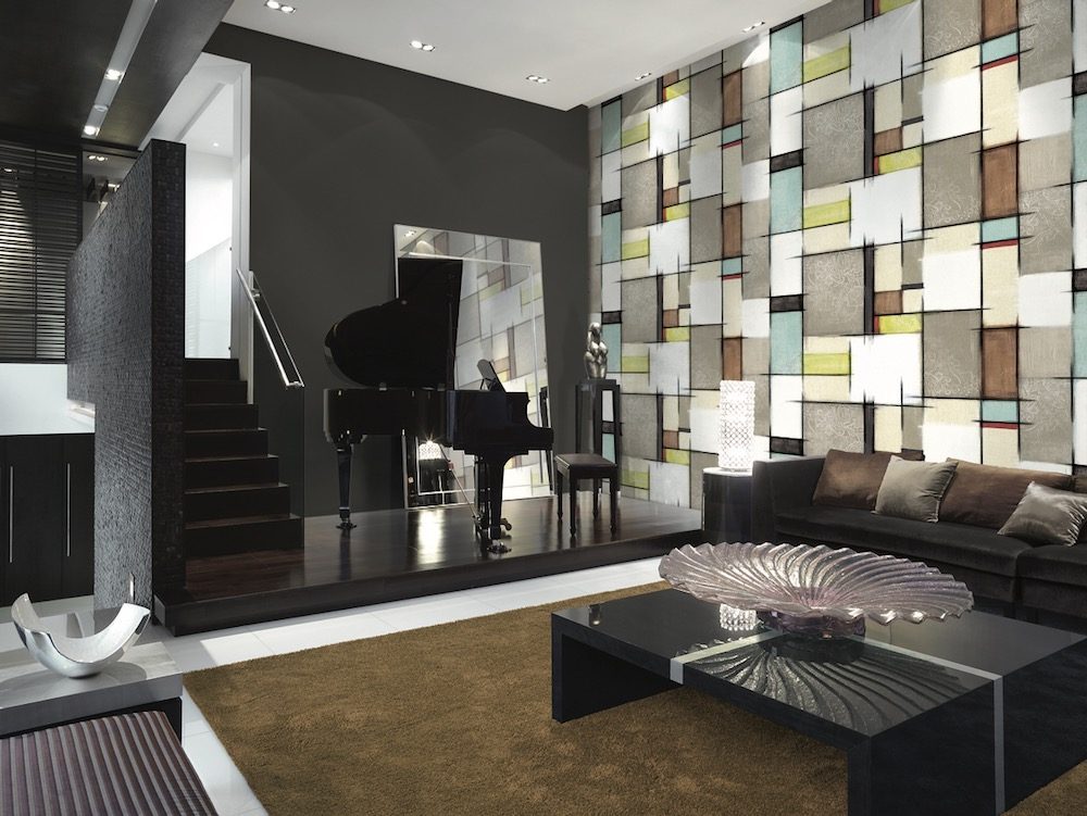 Modern living room with baby grand piano GNI B.O.S VOL.1~3 / REGENCY 59229-1 - Image 1
