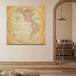 Canvas Print - Maps 1013